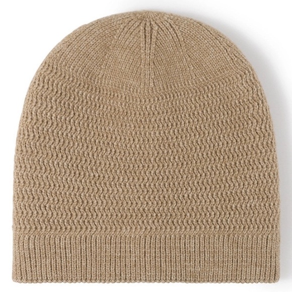 Hi, It's Birdie Accessories - 013 - Solid Color Outdoors Thick Knit Beanie Khaki